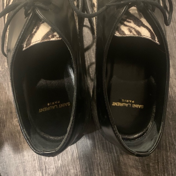 Saint Laurent Zebra Cowhide Creepers 38 - Picture 6 of 6